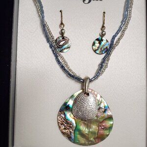 2-Strand Necklace and Earring Set